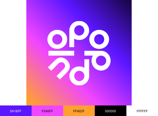 Poppulo brand color palette