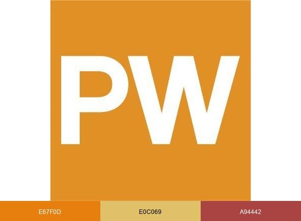 Popular Woodworking brand color palette