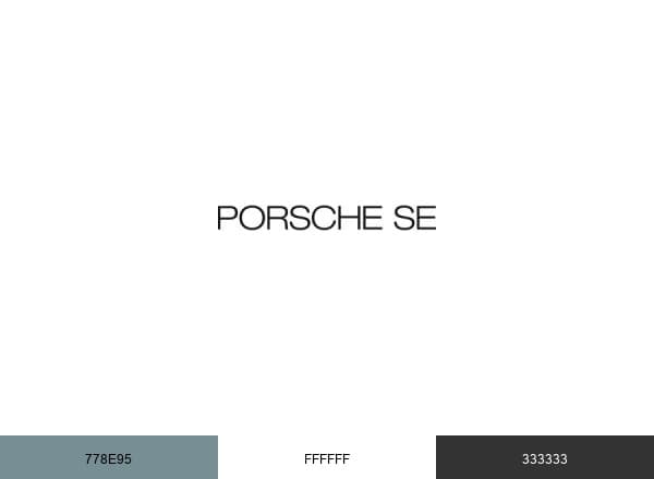 Porsche SE brand color palette