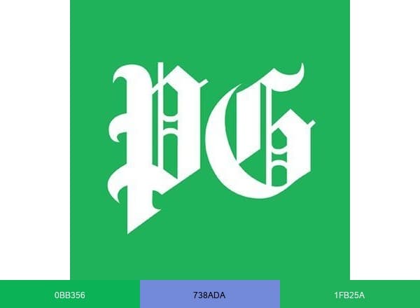Post-Gazette brand color palette