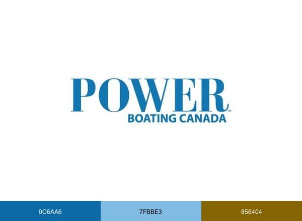 Power Boating Canada brand color palette
