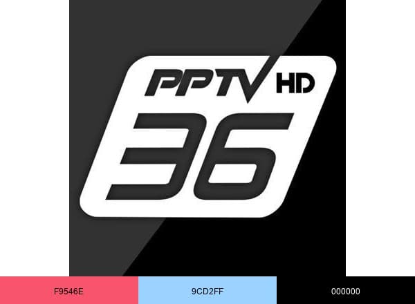 PPTV HD 36 brand color palette