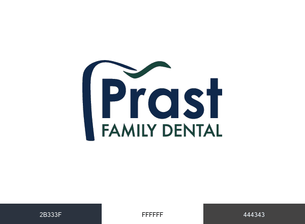 Prast Family Dental brand color palette