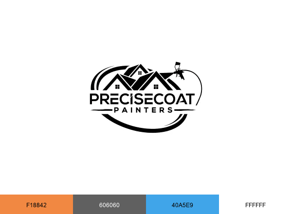 Precise Coat Painters brand color palette