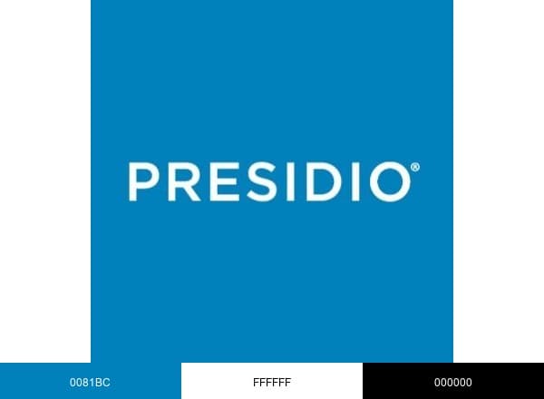 Presidio brand color palette