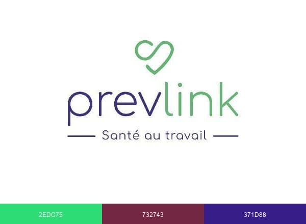 Prevlink santé au travail brand color palette