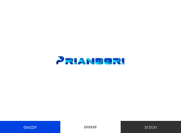 Priandori brand color palette