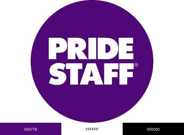 PrideStaff brand color palette