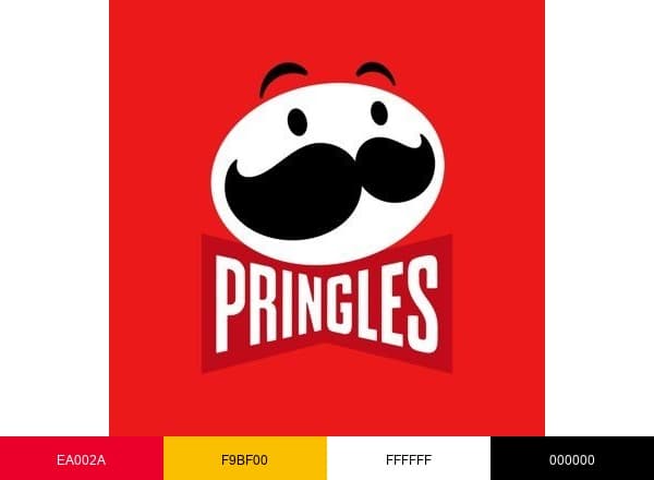 Pringles brand color palette