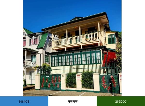 Prins Hendrik Suites brand color palette