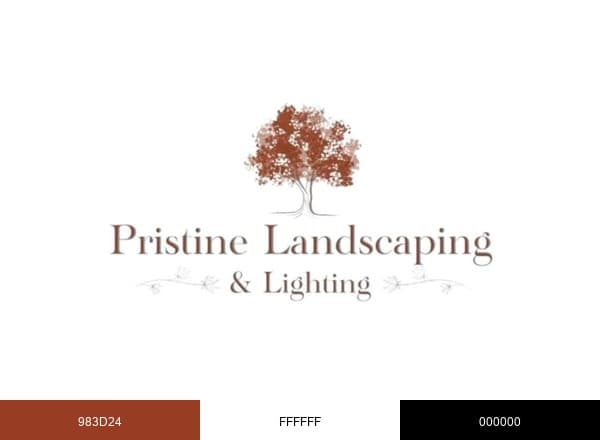 Pristine Landscaping Lighting brand color palette