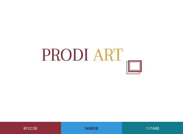 Prodi Art brand color palette