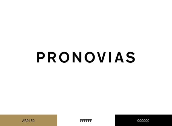 Pronovias brand color palette