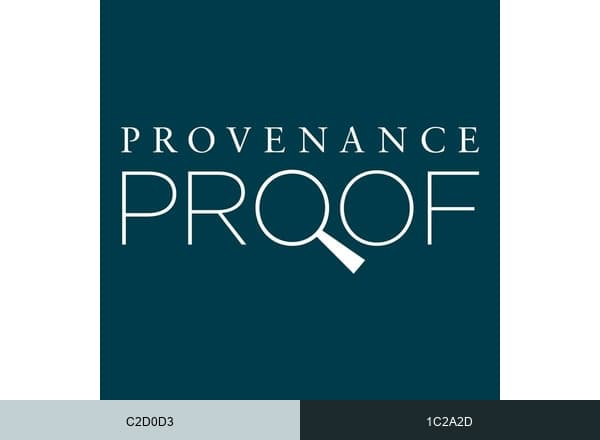Provenance Proof brand color palette