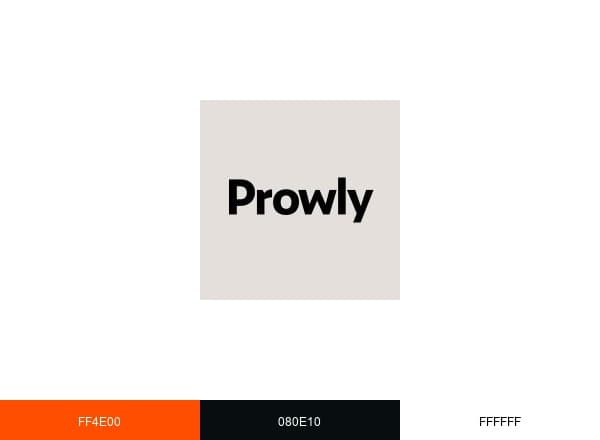 Prowly brand color palette