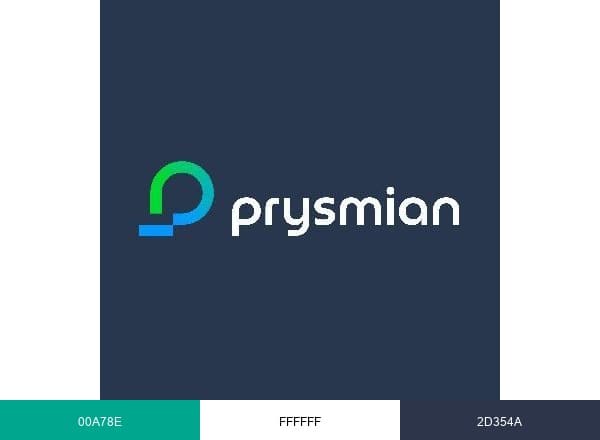 Prysmian brand color palette