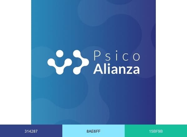 PsicoAlianza brand color palette