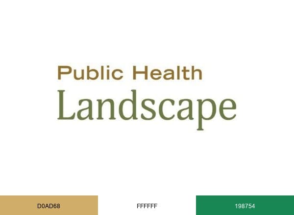 Public Health Landscape brand color palette