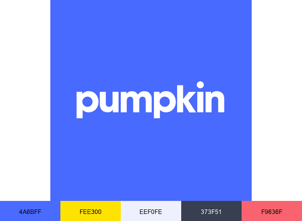 Pumpkin Pet brand color palette