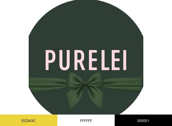 PURELEI brand color palette
