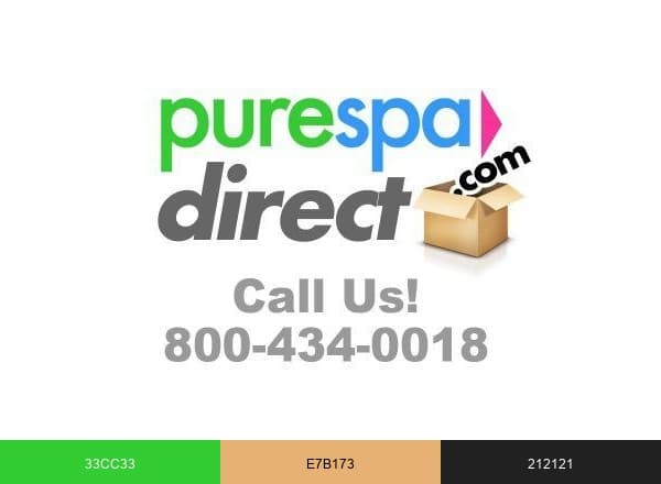 Purespadirect.Com brand color palette