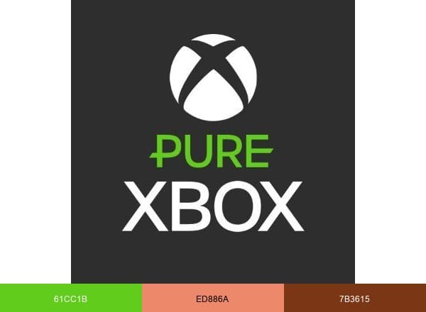 Pure Xbox brand color palette