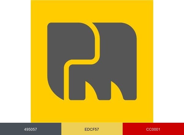 Putzmeister Group brand color palette