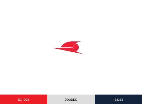 Qeshm Air brand color palette