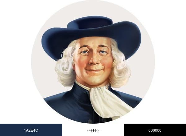 Quaker Oats brand color palette