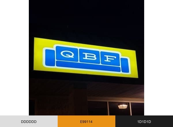 QBF brand color palette