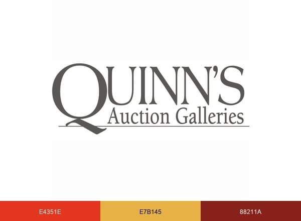Quinn's Auction brand color palette