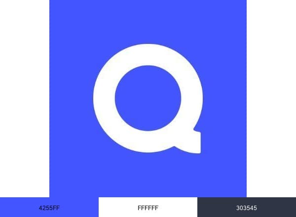 Quizlet brand color palette