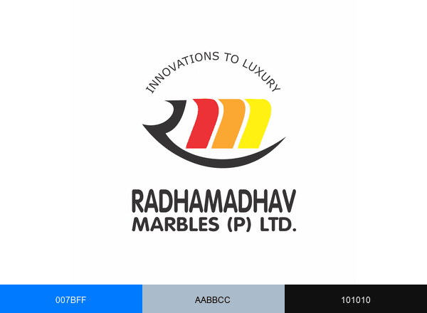 RadhaMadhav Marbles brand color palette