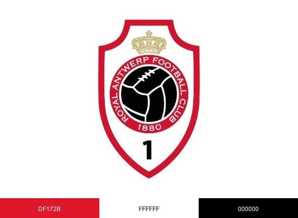 Royal Antwerp FC brand color palette