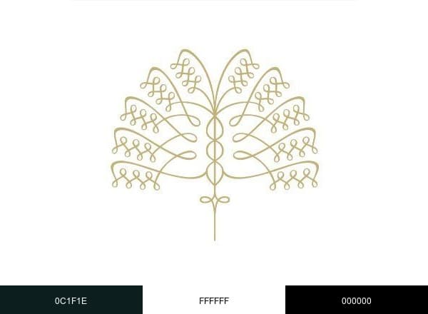 Raffles Hotels & Resorts brand color palette