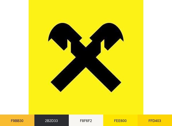 Raiffeisen brand color palette