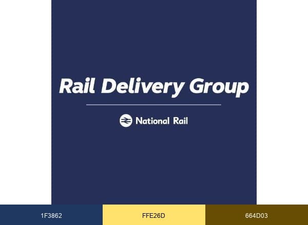 Rail Delivery Group brand color palette