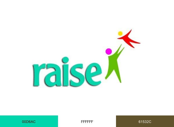 Raise Occupational Therapy Center brand color palette