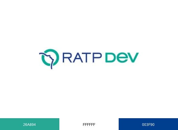 RATP Dev brand color palette