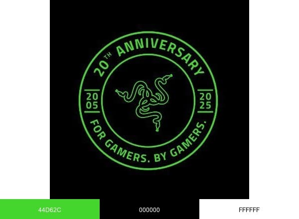 Razer brand color palette