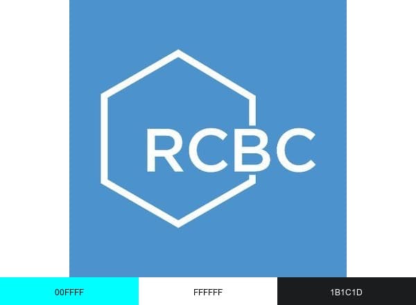 Rizal Commercial Banking brand color palette