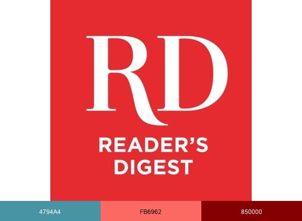 Reader's Digest brand color palette
