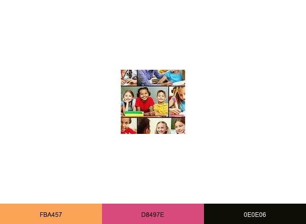 Reach for the Stars Pediatric Speech-Language-Feeding Therapy brand color palette