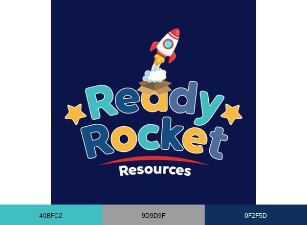 Ready Rocket Resources brand color palette
