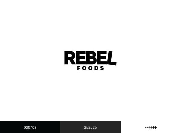 Rebel Foods brand color palette