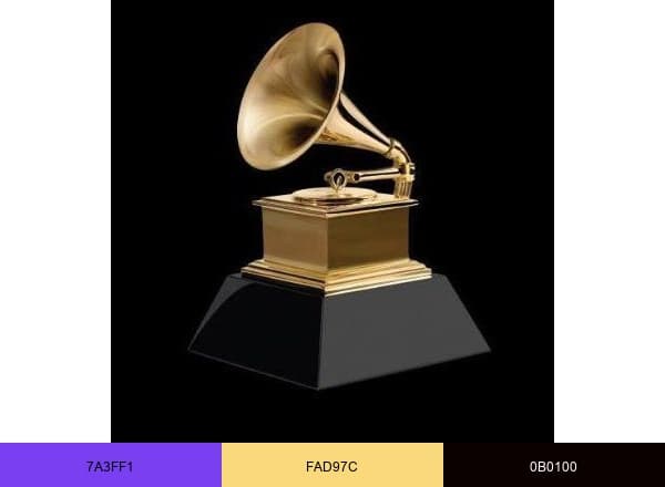 GRAMMYS brand color palette