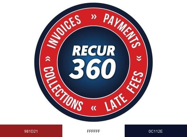 RECUR360 brand color palette