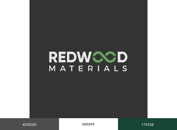 Redwood Materials brand color palette