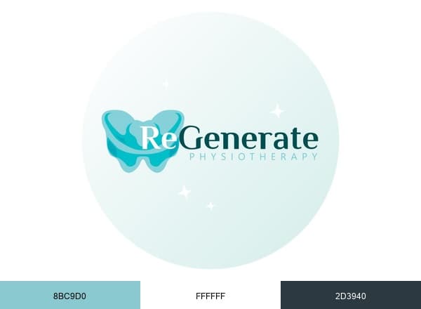 ReGenerate Physiotherapy brand color palette