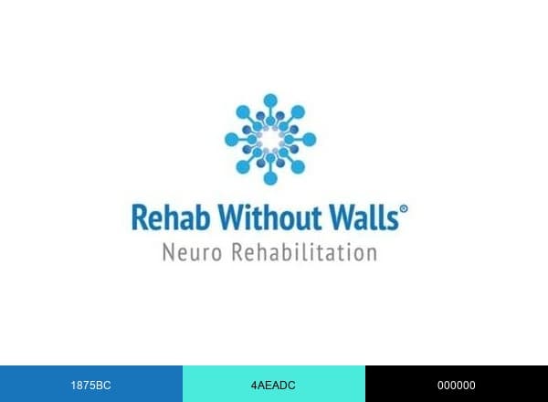 Rehab Without Walls brand color palette